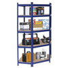 Metal 5 Tier Corner Garage Shelves Racking Storage Heavy Duty Industrial