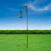 Bird Feeder Metal Stake Stand Hanging Decorative Squirrel Proof Butterfly Detail