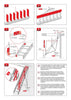 Wooden Staircase Kit Loft Space Saver Stairs Ladder 60cm width Anti-Slip Steps