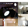 Automatic Motion Sensor Night Light 360° Rotating LED Wall Lamp USB Rechargeable