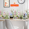DIY Tropical Leaves Wall Sticker Butterfly Flower Plant Decal Living Room Home K