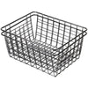 2pcs Iron Storage Basket Metal Wire Mesh Basketry Bathroom kitchen Tray Desk UK
