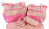 Large Multi-function 5pcs Baby Nappy Diaper Mummy Hospital Changing Bag Handbag