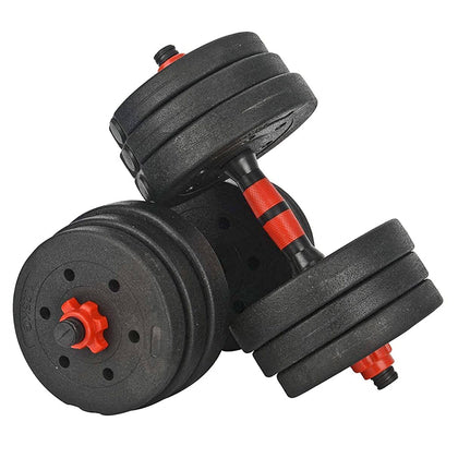 20KG Dumbbells Adjustable Hand Weights Dumbbell Barbell Set For Home Gym Workout