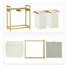 Large Laundry Basket Washing Clothes Storage Bathroom Hamper Bin Sorter Bamboo