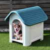 Plastic Dog House Kennel Outdoor Indoor Weatherproof Pet Animal Home Shelter