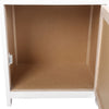 White Bedside Table Bathroom / Hallway Cabinet Cupboard Slim/Small With Storage