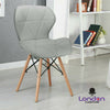 Eiffel Retro Dining Computer Desk Chair Seat Wooden Leg Home Office Room Study