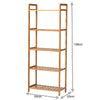 3/4/5 Tier Bookcase Shelving Unit Wood Bookshelf Free Standing Storage Display