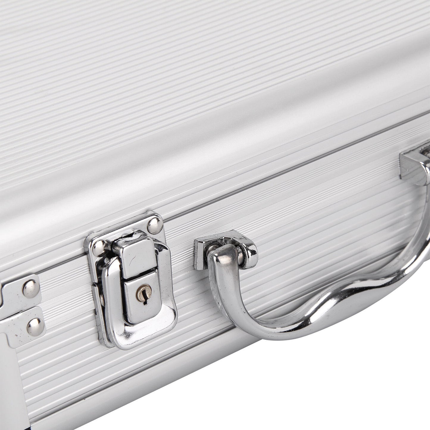 Large Hard Aluminium Flight Case Foam Lockable Tool Camera Gun Storage Carry Box
