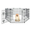 8 Panels Pet Dog Play Pen Puppy Rabbit Playpen Detachable Cage Fence Kennel