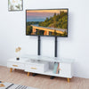 TV Floor Stand For Flat Screen LCD LED OLED 32"-65" Free Standing / Wall Leaning