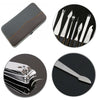 Men Women Manicure Pedicure Set Finger Toe Nail Clippers Scissors Grooming Kit