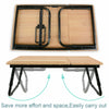 Laptop Table Folding Desk Stand Bed Tray Sofa Computer Study Portable Adjustable
