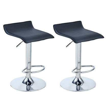 2PCS Stools Breakfast Bar Stool Hub Hotel Kitchen Living Room Swivel Chairs NEW