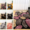 Modern Patterned Shaggy Rug Thick Soft Pile Non-Shed Bedroom Play Room Carpet UK