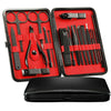 Manicure Set 18pcs Professional Nail Clippers Kit Pedicure Care Tools Portable