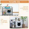 Large Cat Litter Box Enclosure Furniture Wooden Kitty Washroom Hidden Cabinet