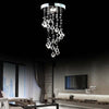 Chrome Crystal LED Ceiling Light Fitting Pendant Lamps Chandelier 5336HC Lights