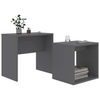 Coffee Table Set Grey Living Room Furniture Stand