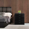 Modern Chest of Drawers Bedside Table Cabinet 4 Drawer Bedroom Storage Wood UK