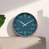 Wall Clock Illuminated / Solid Numerals Silent Retro Chic Decor 12-13inch Clocks