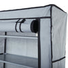 Shoe Rack Storage Organiser Cabinet Stand 20 Pairs Dustproof Black Brown Grey