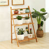 3 Tier Wooden Ladder Folding Book Shelf Stand Plant Flower Display Shelving Rack