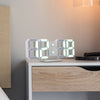3D LED Digital Clock Desk Wall Alarm Watch USB Charging Clock for Home Office
