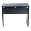 Wooden Computer Desk Black Home Office Space Saving Workstation Study Table