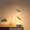 LED Table Lamp Spiral Desk Lamp Warm White Modern Reading Light Bedside Room UK