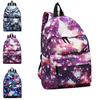 Retro Backpack Girls Boys School Bag Collage Travel Work Rucksack Universe Print