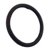 Black 38cm Universal Car Steering Wheel Cover PU Leather Anti-Slip Sport Style