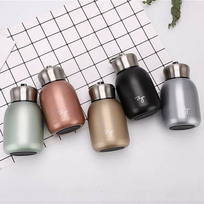 Small Stainless Steel Mini Thermos Cup Travel Drink Mug Coffee Cup Stainless