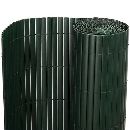 3/5M Green Bamboo Slat Fence Garden Privacy Screen PVC Fencing Panel Roll Border