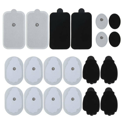 20PCS Reusable Electrode Pads For Tens Machine Replacement Gel Therapy Massager