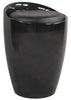 PU Faux Leather Ottoman Storage Plastic ABS Stool Seat Bench Wizard Chair Gloss