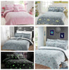 Glow In The Dark Teddy Fleece Duvet Cover Sets Soft Warm Kids Bedding Quilt set
