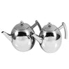 1L Capacity Stainless Steel Teapot Coffee Pot Kettle With Tea Leaf Filter