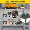 Commercial Stainless Steel Table BBQ Prep Table 24x14x33 In Restaurant