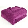 Teddy Fleece Super Soft Warm Throw Sofa Blanket,130 x 170cm-Choice of 8 Colours