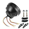 7" Universal Motorcycle Motorbike Headlight LED Front Light Headlamp + Bracket