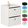 White 2 Cube Kids Bedroom Toy/Games Play Storage Unit & Drawers Bedside