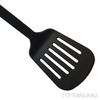 Slotted Turner Black Nylon Non Stick Spatula Heat Resistant Flipper Cooking Tool