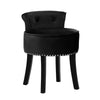 Dressing Table Chair Small Guest Reception Stool Stud Button Padded Seat Bedroom
