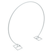 Metal Wedding Arch Frame Moongate Garden Party Standing Backdrop Flower Display