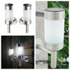 Outdoor Garden Solar Powered Outdoor Wall Lights Stainless Steel Shed Fence