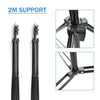 Adjustable Photo Backdrop Support Stand Kit Studio Background White Screen + Bag