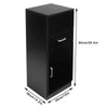 Modern Black Barber Cabinet Salon Station Beauty Spa Storage Cupboard Furniture
