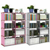 5 Tier Modern Book Shelves Storage Shelf Bookcase Display Unit Stand Organizer